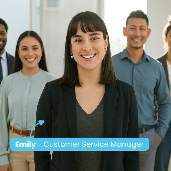 Customer Service & Support 34 Emily FLUGIA Employes
