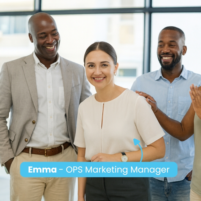 OPS Marketing 34 Emma OPS Marketing Director FLUGIA