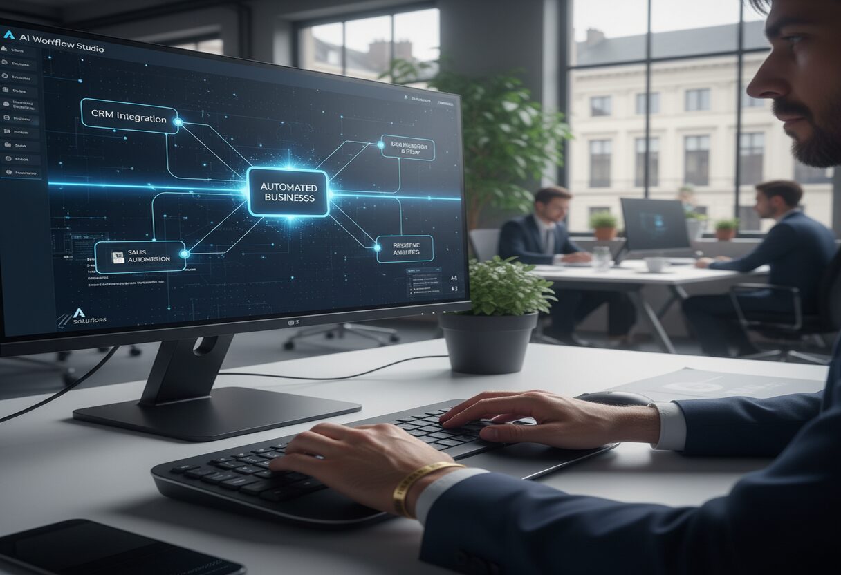 AI workflow integration across CRM, ERP, and communications