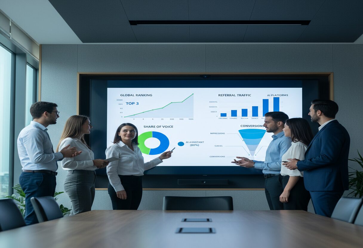 Measuring AI visibility performance with dashboards, attribution and content audits