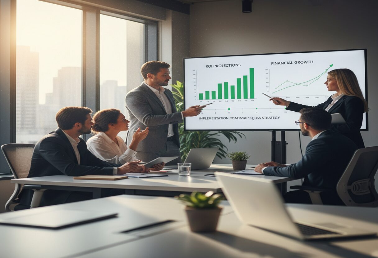 Business value indicators for AI search adoption, governance, and ROI