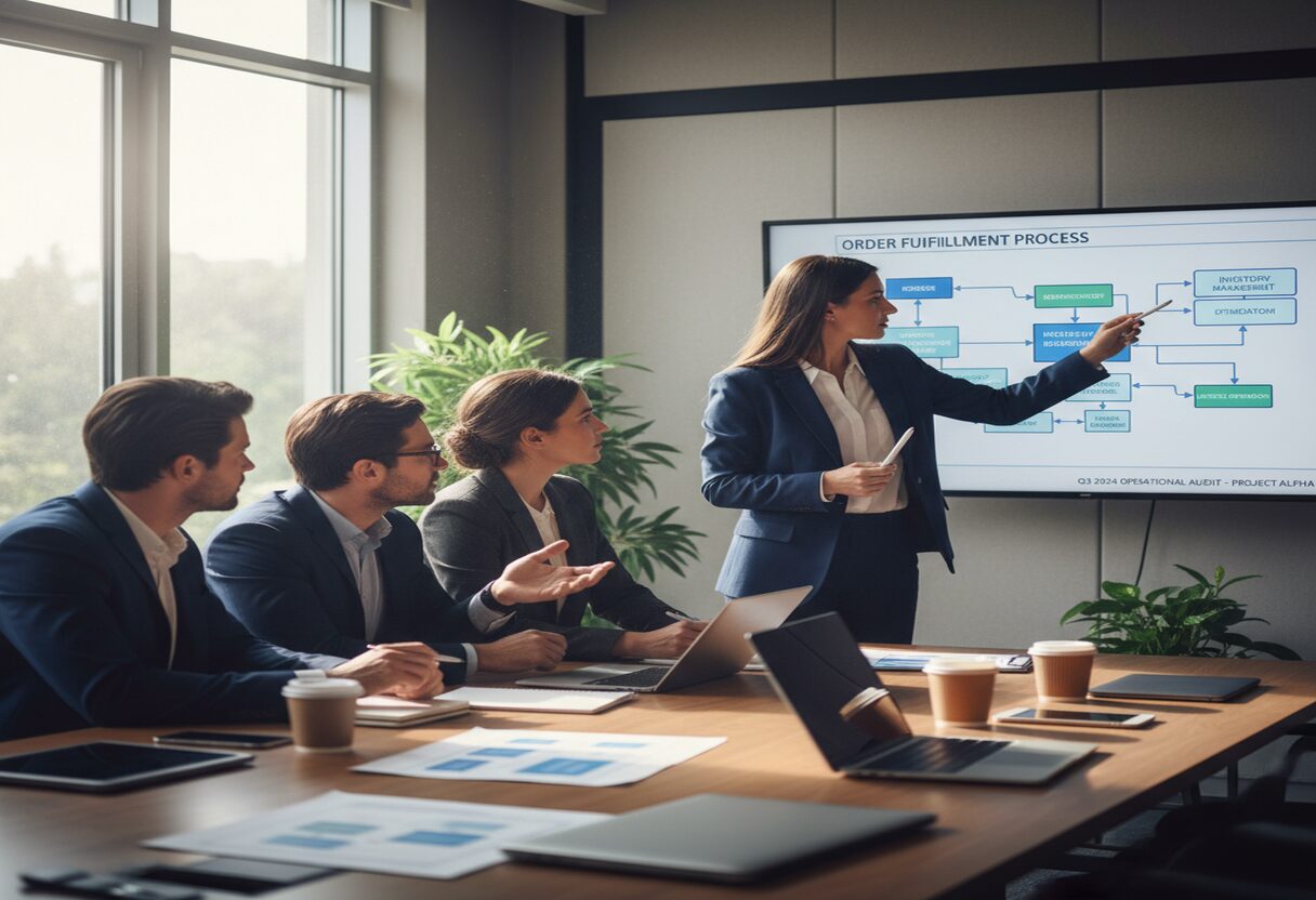 AI audit process for mid-market firms with systems, data, and workflow mapping